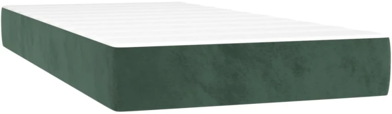 ΚΡΕΒΑΤΙ BOXSPRING ΜΕ ΣΤΡΩΜΑ & LED ΣΚ. ΠΡΑΣΙΝΟ 100X200ΕΚ ΒΕΛΟΥΔΟ 3139490
