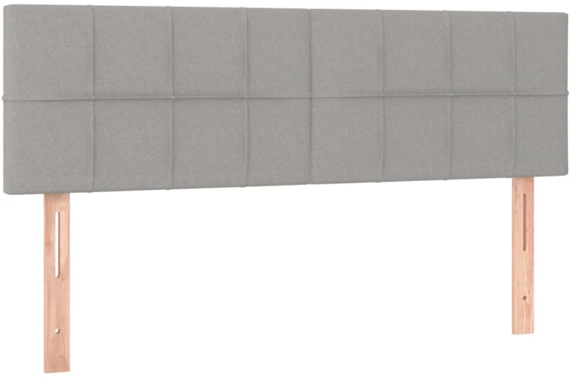 ΚΡΕΒΑΤΙ BOXSPRING ΜΕ ΣΤΡΩΜΑ ΑΝΟΙΧΤΟ ΓΚΡΙ 140X200 ΕΚ. ΥΦΑΣΜΑΤΙΝΟ 3140057