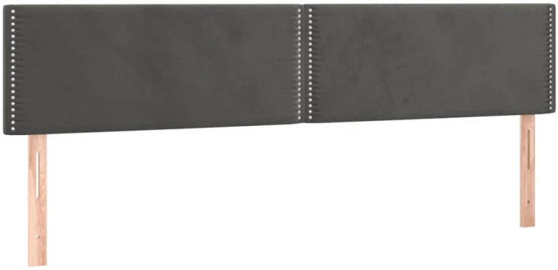 ΚΡΕΒΑΤΙ BOXSPRING ΜΕ ΣΤΡΩΜΑ ΣΚΟΥΡΟ ΓΚΡΙ 180X200 ΕΚ. ΒΕΛΟΥΔΙΝΟ 3141258