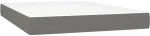 ΚΡΕΒΑΤΙ BOXSPRING ΜΕ ΣΤΡΩΜΑ ΣΚΟΥΡΟ ΓΚΡΙ 140X190 ΕΚ. ΥΦΑΣΜΑΤΙΝΟ 3141610