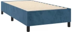 ΚΡΕΒΑΤΙ BOXSPRING ΜΕ ΣΤΡΩΜΑ ΣΚΟΥΡΟ ΜΠΛΕ 100X200 ΕΚ. ΒΕΛΟΥΔΙΝΟ 3142951