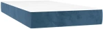 ΚΡΕΒΑΤΙ BOXSPRING ΜΕ ΣΤΡΩΜΑ ΣΚΟΥΡΟ ΜΠΛΕ 100X200 ΕΚ. ΒΕΛΟΥΔΙΝΟ 3142951