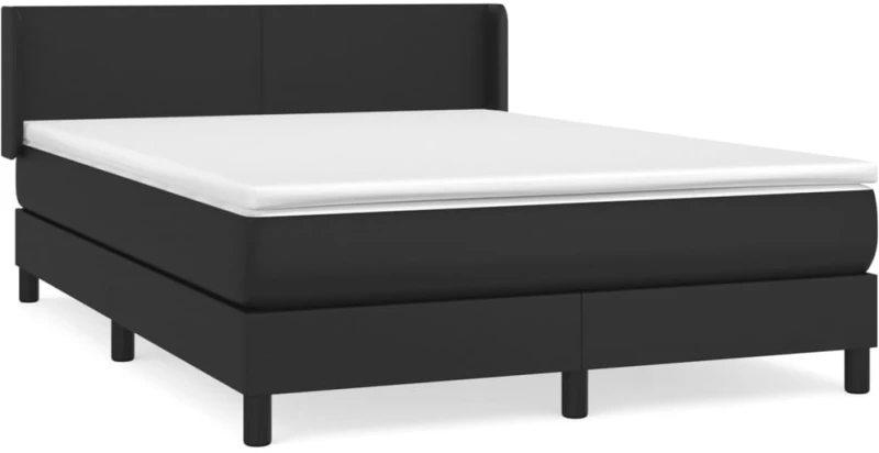 ΚΡΕΒΑΤΙ BOXSPRING ΜΕ ΣΤΡΩΜΑ ΜΑΥΡΟ 140X190ΕΚ.ΑΠΟ ΣΥΝΘΕΤΙΚΟ ΔΕΡΜΑ 3130655