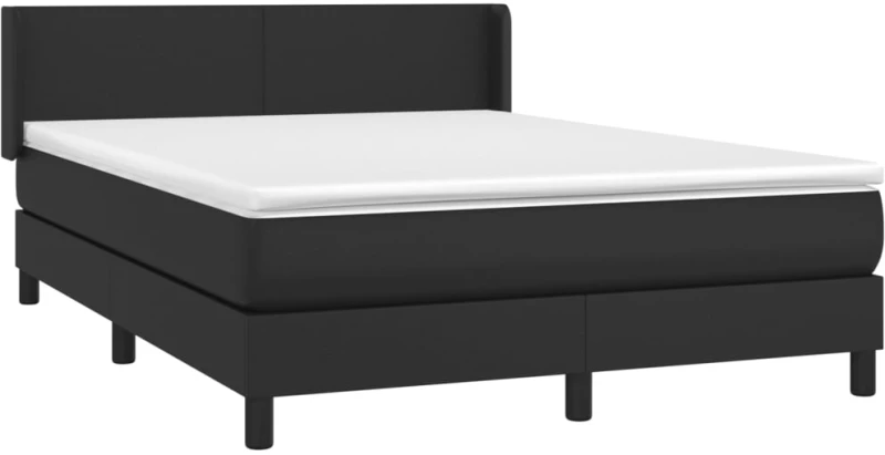 ΚΡΕΒΑΤΙ BOXSPRING ΜΕ ΣΤΡΩΜΑ ΜΑΥΡΟ 140X190ΕΚ.ΑΠΟ ΣΥΝΘΕΤΙΚΟ ΔΕΡΜΑ 3130655