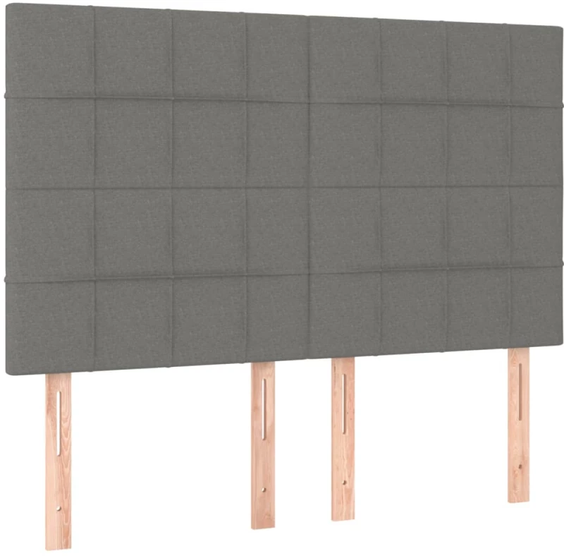 ΚΡΕΒΑΤΙ BOXSPRING ΜΕ ΣΤΡΩΜΑ & LED ΣΚ.ΓΚΡΙ 140X190ΕΚ. ΥΦΑΣΜΑΤΙΝΟ 3134870
