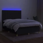 ΚΡΕΒΑΤΙ BOXSPRING ΜΕ ΣΤΡΩΜΑ & LED ΜΑΥΡΟ 140X190 ΕΚ. ΥΦΑΣΜΑΤΙΝΟ 3135431