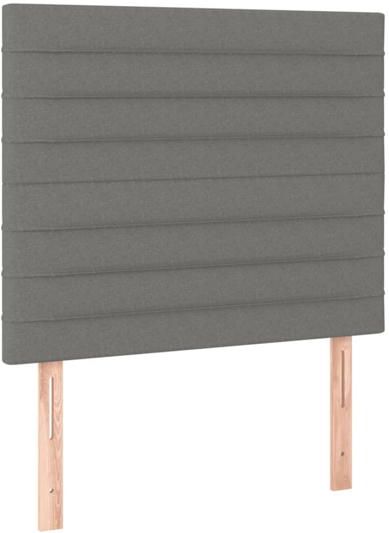ΚΡΕΒΑΤΙ BOXSPRING ΜΕ ΣΤΡΩΜΑ & LED ΣΚ.ΓΚΡΙ 100X200 ΕΚ ΥΦΑΣΜΑΤΙΝΟ 3135494