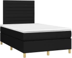 ΚΡΕΒΑΤΙ BOXSPRING ΜΕ ΣΤΡΩΜΑ & LED ΜΑΥΡΟ 120X200 ΕΚ. ΥΦΑΣΜΑΤΙΝΟ 3135503