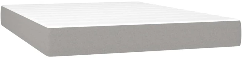 ΚΡΕΒΑΤΙ BOXSPRING ΜΕ ΣΤΡΩΜΑ ΑΝΟΙΧΤΟ ΓΚΡΙ 140X200 ΕΚ. ΥΦΑΣΜΑΤΙΝΟ 3126325