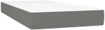 ΚΡΕΒΑΤΙ BOXSPRING ΜΕ ΣΤΡΩΜΑ ΣΚΟΥΡΟ ΓΚΡΙ 80X200 ΕΚ. ΥΦΑΣΜΑΤΙΝΟ 3129666