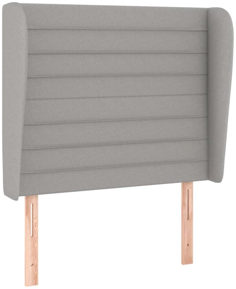 ΚΡΕΒΑΤΙ BOXSPRING ΜΕ ΣΤΡΩΜΑ ΑΝΟΙΧΤΟ ΓΚΡΙ 90X190 ΕΚ. ΥΦΑΣΜΑΤΙΝΟ 3128005