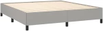 ΚΡΕΒΑΤΙ BOXSPRING ΜΕ ΣΤΡΩΜΑ ΑΝΟΙΧΤΟ ΓΚΡΙ 180X200 ΕΚ. ΥΦΑΣΜΑΤΙΝΟ 3128061