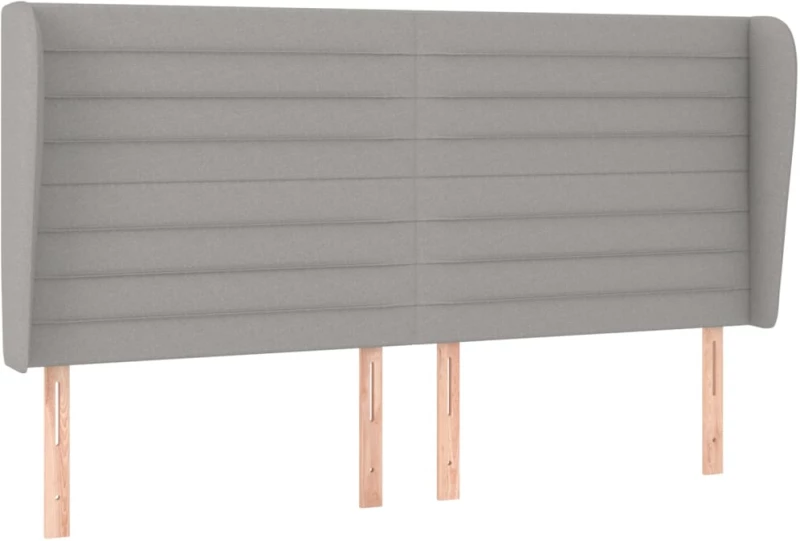 ΚΡΕΒΑΤΙ BOXSPRING ΜΕ ΣΤΡΩΜΑ ΑΝΟΙΧΤΟ ΓΚΡΙ 180X200 ΕΚ. ΥΦΑΣΜΑΤΙΝΟ 3128061