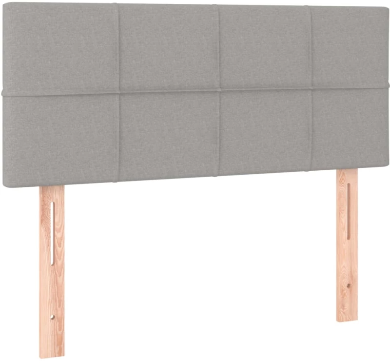 ΚΡΕΒΑΤΙ BOXSPRING ΜΕ ΣΤΡΩΜΑ ΑΝΟΙΧΤΟ ΓΚΡΙ 100X200 ΕΚ. ΥΦΑΣΜΑΤΙΝΟ 3130249