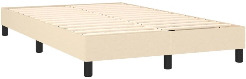 ΚΡΕΒΑΤΙ BOXSPRING ΜΕ ΣΤΡΩΜΑ & LED ΚΡΕΜ 120X200 ΕΚ. ΥΦΑΣΜΑΤΙΝΟ 3133226