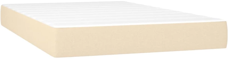 ΚΡΕΒΑΤΙ BOXSPRING ΜΕ ΣΤΡΩΜΑ & LED ΚΡΕΜ 120X200 ΕΚ. ΥΦΑΣΜΑΤΙΝΟ 3133226