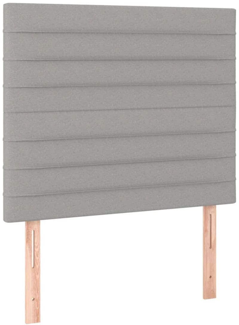 ΚΡΕΒΑΤΙ BOXSPRING ΜΕ ΣΤΡΩΜΑ ΑΝΟΙΧΤΟ ΓΚΡΙ 90X200 ΕΚ. ΥΦΑΣΜΑΤΙΝΟ 3132041