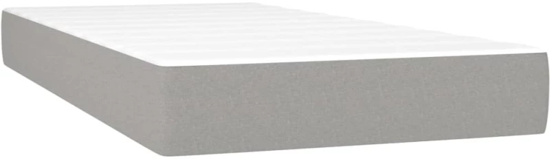 ΚΡΕΒΑΤΙ BOXSPRING ΜΕ ΣΤΡΩΜΑ & LED ΑΝ.ΓΚΡΙ 80X200 ΕΚ. ΥΦΑΣΜΑΤΙΝΟ 3133669