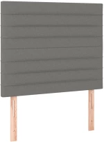 ΚΡΕΒΑΤΙ BOXSPRING ΜΕ ΣΤΡΩΜΑ ΣΚΟΥΡΟ ΓΚΡΙ 100X200 ΕΚ. ΥΦΑΣΜΑΤΙΝΟ 3136654