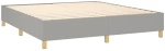 ΚΡΕΒΑΤΙ BOXSPRING ΜΕ ΣΤΡΩΜΑ ΑΝΟΙΧΤΟ ΓΚΡΙ 180X200 ΕΚ. ΥΦΑΣΜΑΤΙΝΟ 3137253