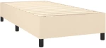ΚΡΕΒΑΤΙ BOXSPRING ΜΕ ΣΤΡΩΜΑ & LED ΚΡΕΜ 100X200 ΕΚ. ΥΦΑΣΜΑΤΙΝΟ 3138378