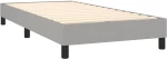ΚΡΕΒΑΤΙ BOXSPRING ΜΕ ΣΤΡΩΜΑ ΑΝΟΙΧΤΟ ΓΚΡΙ 90X200 ΕΚ. ΥΦΑΣΜΑΤΙΝΟ 3140025