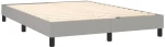 ΚΡΕΒΑΤΙ BOXSPRING ΜΕ ΣΤΡΩΜΑ & LED ΑΝ.ΓΚΡΙ 140X190ΕΚ. ΥΦΑΣΜΑΤΙΝΟ 3133309