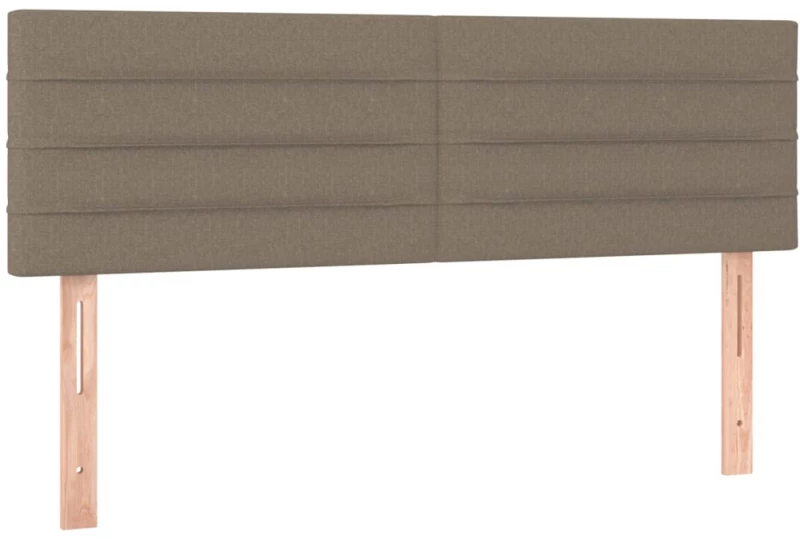 ΚΡΕΒΑΤΙ BOXSPRING ΜΕ ΣΤΡΩΜΑ & LED TAUPE 140X200 ΕΚ. ΥΦΑΣΜΑΤΙΝΟ 3133801
