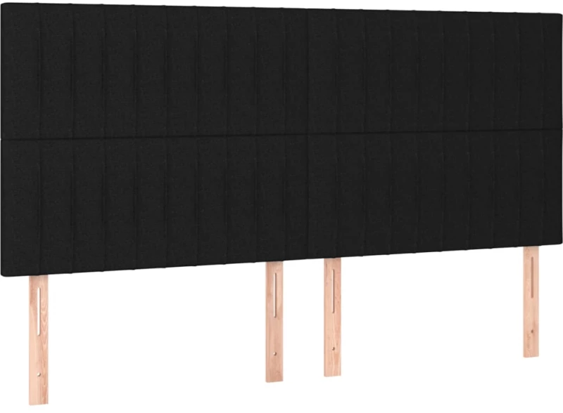 ΚΡΕΒΑΤΙ BOXSPRING ΜΕ ΣΤΡΩΜΑ & LED ΜΑΥΡΟ 160X200 ΕΚ. ΥΦΑΣΜΑΤΙΝΟ 3135047