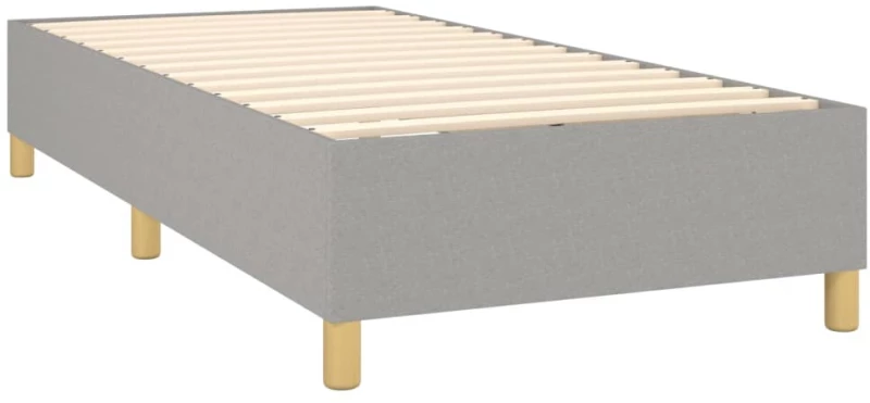 ΚΡΕΒΑΤΙ BOXSPRING ΜΕ ΣΤΡΩΜΑ & LED ΑΝ.ΓΚΡΙ 80X200 ΕΚ. ΥΦΑΣΜΑΤΙΝΟ 3135469