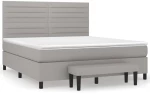 ΚΡΕΒΑΤΙ BOXSPRING ΜΕ ΣΤΡΩΜΑ ΑΝ. ΠΡΑΣΙΝΟ 160X200ΕΚ ΥΦΑΣΜΑΤΙΝΟ 3136685