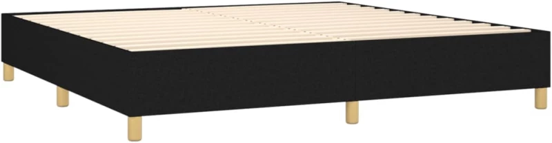 ΚΡΕΒΑΤΙ BOXSPRING ΜΕ ΣΤΡΩΜΑ ΜΑΥΡΟ 200X200 ΕΚ. ΥΦΑΣΜΑΤΙΝΟ 3137343
