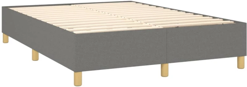 ΚΡΕΒΑΤΙ BOXSPRING ΜΕ ΣΤΡΩΜΑ ΣΚΟΥΡΟ ΓΚΡΙ 140X200 ΕΚ ΥΦΑΣΜΑΤΙΝΟ 3128686