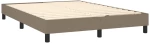 ΚΡΕΒΑΤΙ BOXSPRING ΜΕ ΣΤΡΩΜΑ TAUPE 140X200 ΕΚ. ΥΦΑΣΜΑΤΙΝΟ 3129797