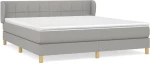 ΚΡΕΒΑΤΙ BOXSPRING ΜΕ ΣΤΡΩΜΑ ΑΝ. ΠΡΑΣΙΝΟ 160X200ΕΚ ΥΦΑΣΜΑΤΙΝΟ 3126813