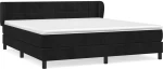 ΚΡΕΒΑΤΙ BOXSPRING ΜΕ ΣΤΡΩΜΑ ΜΑΥΡΟ 180X200 ΕΚ. ΒΕΛΟΥΔΙΝΟ 3127507