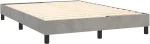 ΚΡΕΒΑΤΙ BOXSPRING ΜΕ ΣΤΡΩΜΑ ΑΝΟΙΧΤΟ ΓΚΡΙ 140X200 ΕΚ. ΒΕΛΟΥΔΙΝΟ 3130961