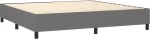 ΚΡΕΒΑΤΙ BOXSPRING ΜΕ ΣΤΡΩΜΑ & LED ΣΚ.ΓΚΡΙ 200X200ΕΚ. ΥΦΑΣΜΑΤΙΝΟ 3134902