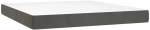 ΚΡΕΒΑΤΙ BOXSPRING ΜΕ ΣΤΡΩΜΑ ΣΚΟΥΡΟ ΓΚΡΙ 180X200 ΕΚ. ΒΕΛΟΥΔΙΝΟ 3143038