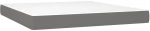 ΚΡΕΒΑΤΙ BOXSPRING ΜΕ ΣΤΡΩΜΑ ΣΚΟΥΡΟ ΓΚΡΙ 160X200 ΕΚ ΥΦΑΣΜΑΤΙΝΟ 3132002