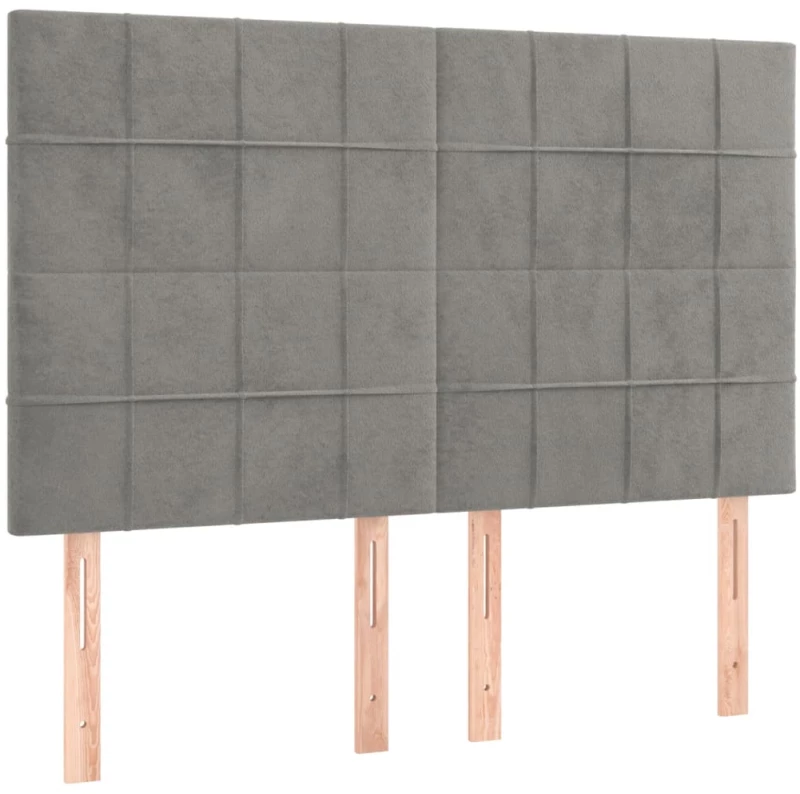 ΚΡΕΒΑΤΙ BOXSPRING ΜΕ ΣΤΡΩΜΑ & LED ΑΝ.ΓΚΡΙ 140X200 ΕΚ. ΒΕΛΟΥΔΙΝΟ 3136125