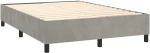 ΚΡΕΒΑΤΙ BOXSPRING ΜΕ ΣΤΡΩΜΑ ΑΝΟΙΧΤΟ ΓΚΡΙ 140X200 ΕΚ. ΒΕΛΟΥΔΙΝΟ 3143025