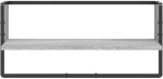 ΡΑΦΙ ΤΟΙΧΟΥ ΜΕ ΜΠΑΡΑ ΓΚΡΙ SONOMA 65X25X30 ΕΚ. 836291