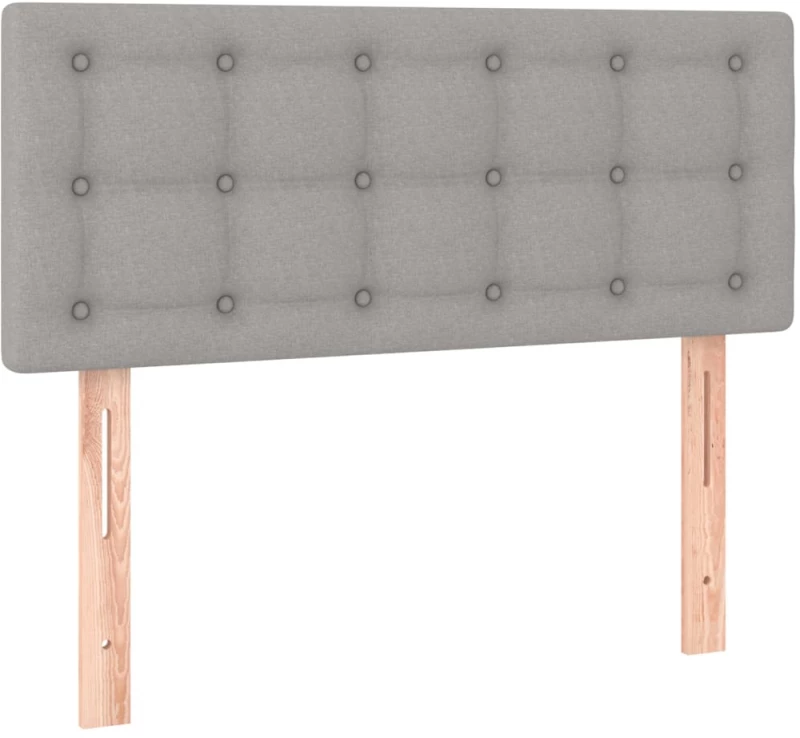 ΚΡΕΒΑΤΙ BOXSPRING ΜΕ ΣΤΡΩΜΑ & LED ΑΝ.ΓΚΡΙ 90X200 ΕΚ. ΥΦΑΣΜΑΤΙΝΟ 3134005