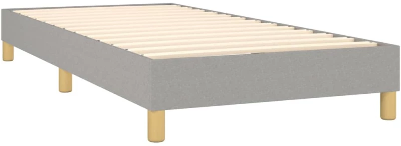 ΚΡΕΒΑΤΙ BOXSPRING ΜΕ ΣΤΡΩΜΑ & LED ΑΝ.ΓΚΡΙ 90X190 ΕΚ. ΥΦΑΣΜΑΤΙΝΟ 3133917