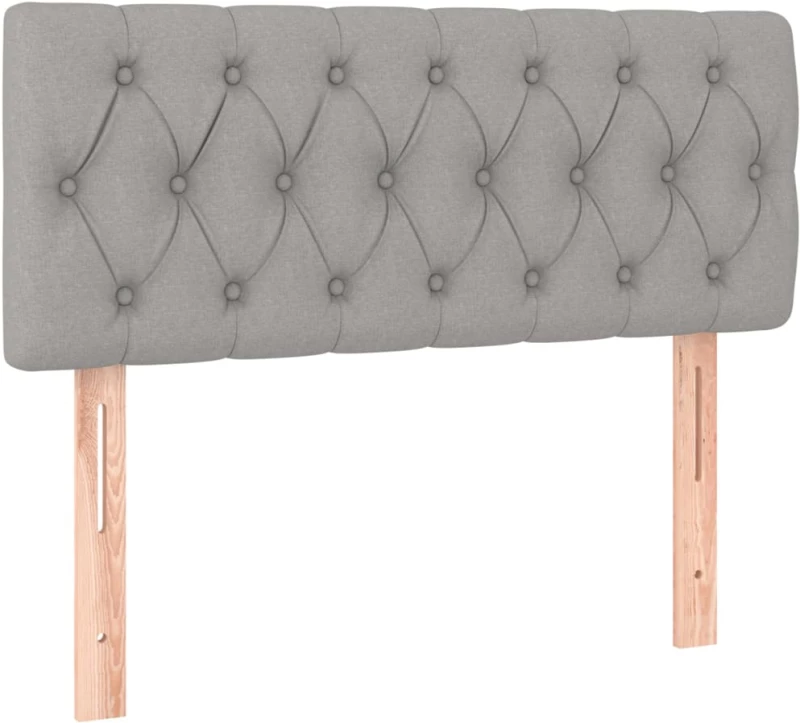 ΚΡΕΒΑΤΙ BOXSPRING ΜΕ ΣΤΡΩΜΑ & LED ΑΝ.ΓΚΡΙ 90X190 ΕΚ. ΥΦΑΣΜΑΤΙΝΟ 3133917