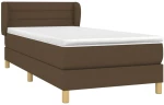 ΚΡΕΒΑΤΙ BOXSPRING ΜΕ ΣΤΡΩΜΑ ΣΚΟΥΡΟ ΚΑΦΕ 90X200 ΕΚ. ΥΦΑΣΜΑΤΙΝΟ 3126856