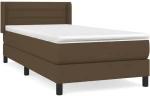 ΚΡΕΒΑΤΙ BOXSPRING ΜΕ ΣΤΡΩΜΑ ΣΚΟΥΡΟ ΚΑΦΕ 90X200 ΕΚ. ΥΦΑΣΜΑΤΙΝΟ 3129764