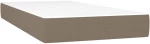 ΚΡΕΒΑΤΙ BOXSPRING ΜΕ ΣΤΡΩΜΑ TAUPE 100 X 200 ΕΚ. ΥΦΑΣΜΑΤΙΝΟ 3131493