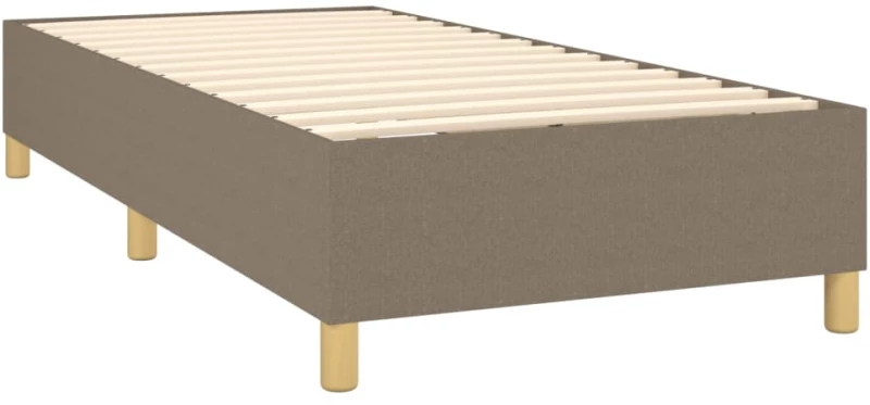 ΚΡΕΒΑΤΙ BOXSPRING ΜΕ ΣΤΡΩΜΑ TAUPE 100 X 200 ΕΚ. ΥΦΑΣΜΑΤΙΝΟ 3132053